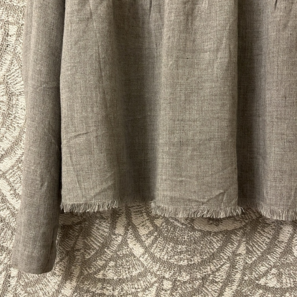 Cloth & Stone Babydoll Gray Top - Picture 5 of 8